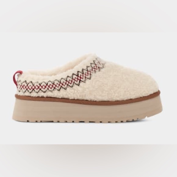 UGG Shoes - NWT Women's Platform Tazz UGGbraid Slipper Shoe Natural Size 7 New in Box RARE